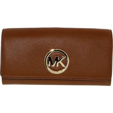 black and brown michael kors wallet|mk wallet brown.